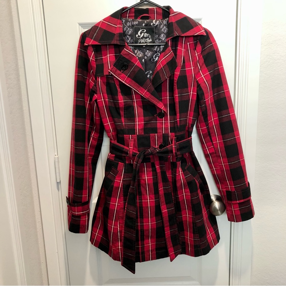 Guess Plaid Jacket